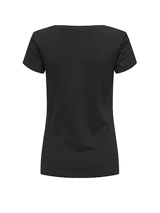 ONLY | T-Shirt ONLHELLA LIFE | schwarz